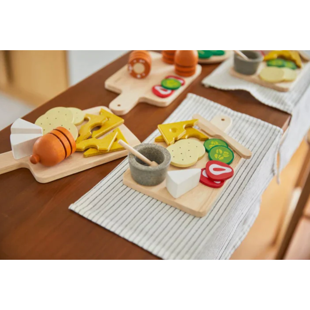 Plan Toys Cheese & Charcuterie Board Toddler And Pretend Play Plan Toys   
