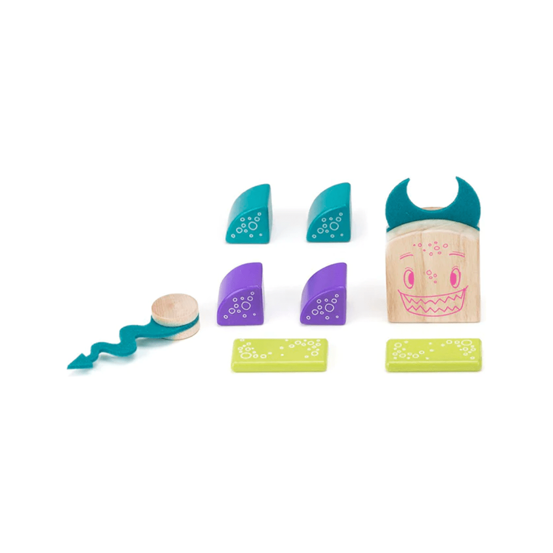 Blossom Magnetic Wooden Blocks The Natural Baby Company