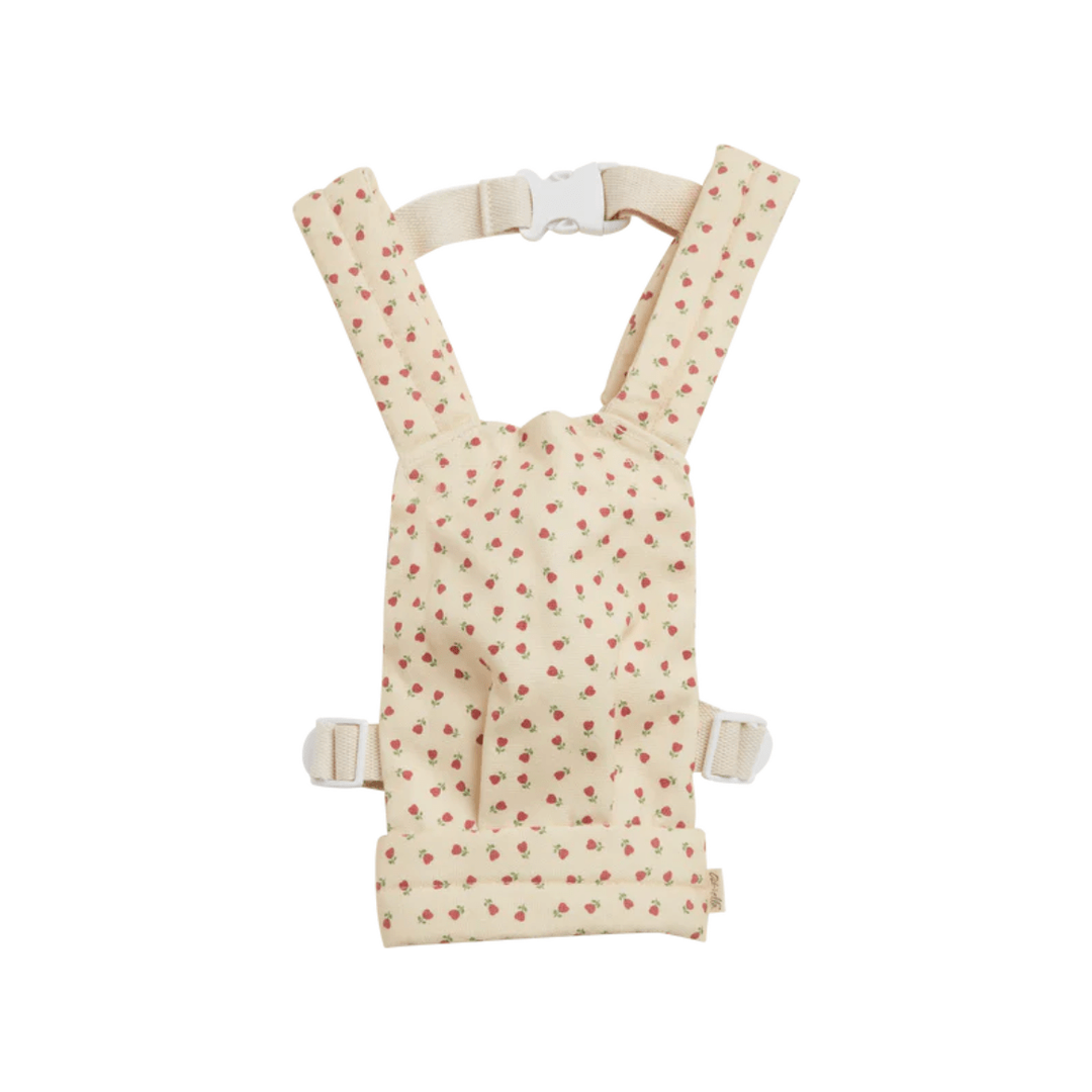 Olli Ella Dinkum Dolls Carrier- Sweetheart Cream Doll Carrier Olliella   