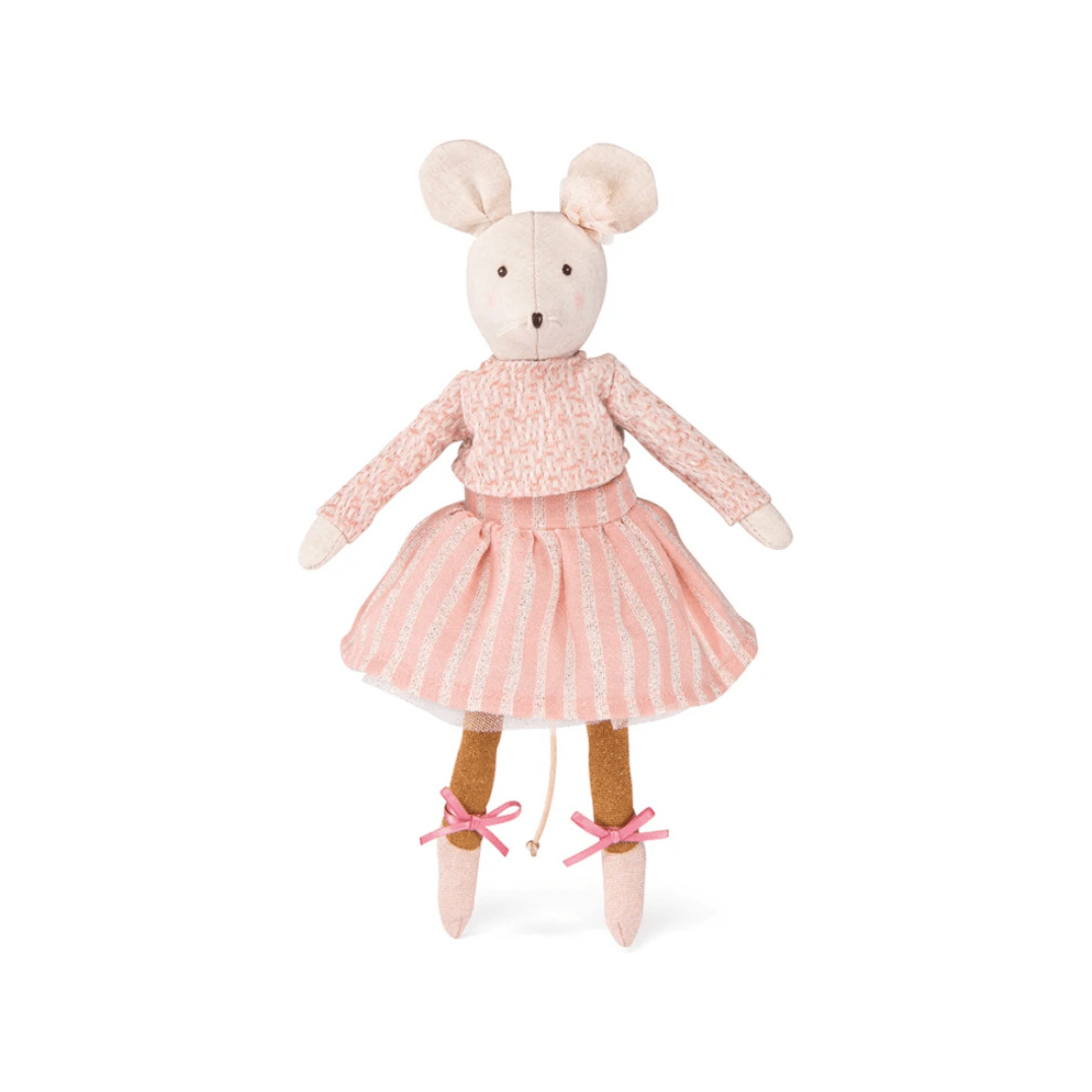 Moulin Roty The Little School of Dance Mouse- Anna Plush Toys Moulin Roty   