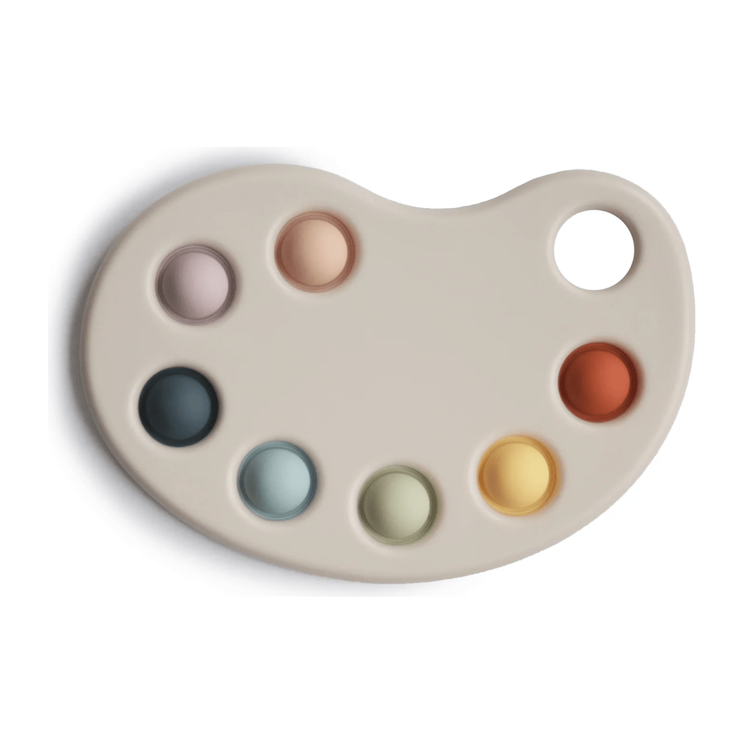 Mushie Paint Palette Press Toy Baby Toys Mushie