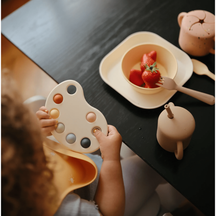 Mushie Paint Palette Press Toy Baby Toys Mushie