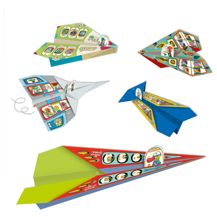 Djeco Planes Origami Paper Craft Kit Puzzles & Mazes Djeco   