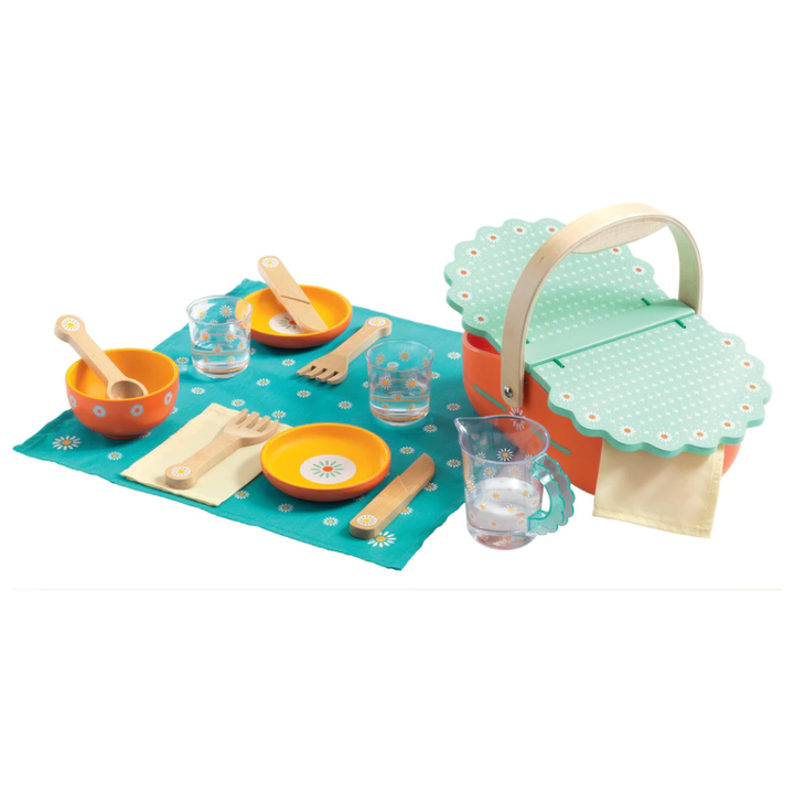 Djeco My Picnic Play Dining Set Toddler And Pretend Play Djeco   