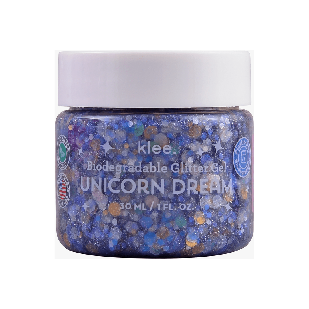 Klee Naturals Biodegradable Glitter Gel- Unicorn Dream Natural Toiletries Klee Naturals   