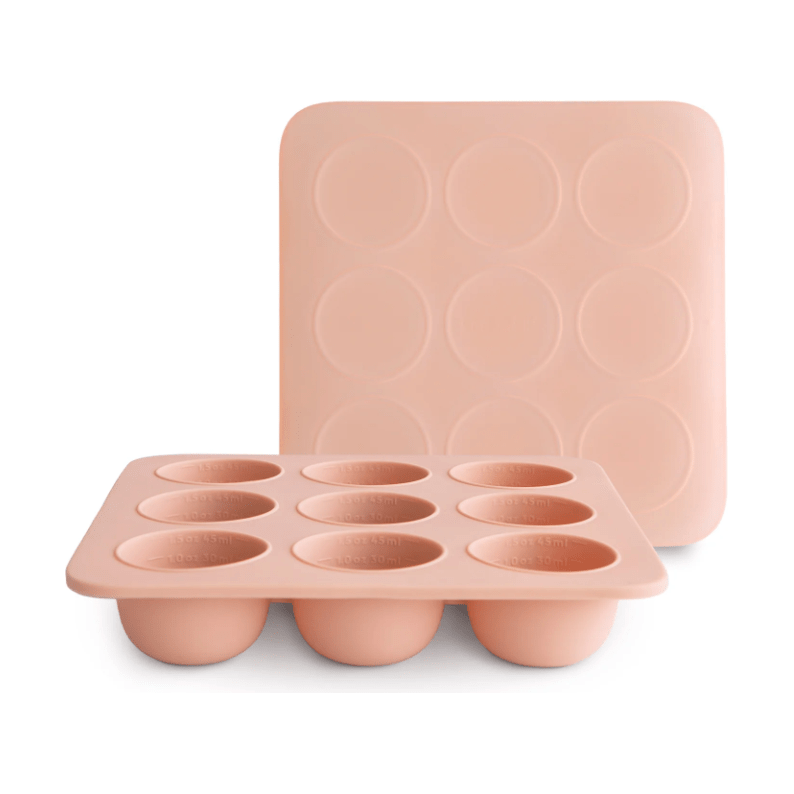 Mushie Baby Food Freezer Tray Mealtime Mushie Blush  