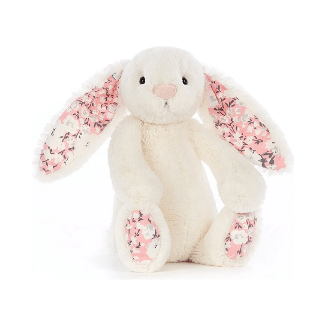 JELLYCAT Lapin Bashful rose petal peluche JELLYCAT little home cadeau  naissance BAS3PET BASS6PET