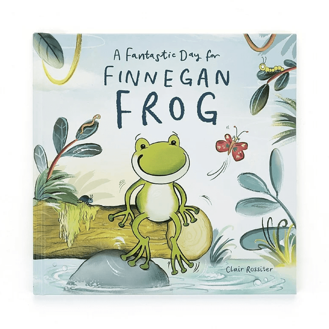 Jellycat A Fantastic Day For Finnegan Frog Book Childrens Books Jellycat   