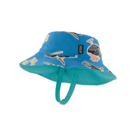 Patagonia Spring 2024- Baby Sun Bucket Hat Baby & Toddler Hats Patagonia Amigos: Vessel Blue 0-3M 