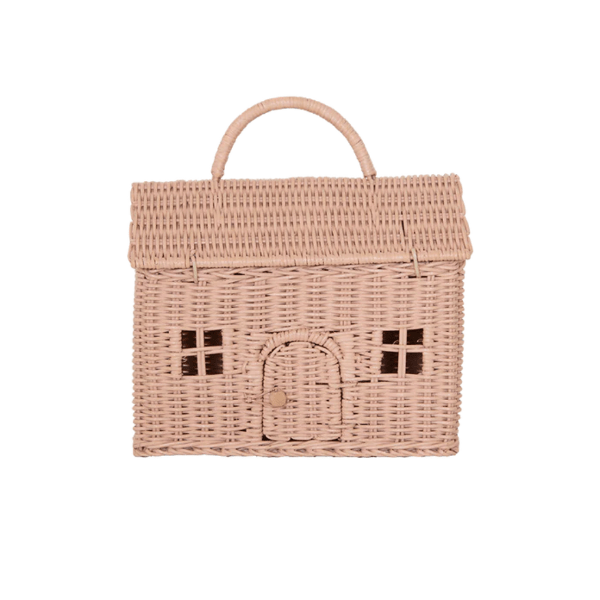 Olli Ella Rattan Casa Clutch Rose Dollhouses and Access. Olliella   