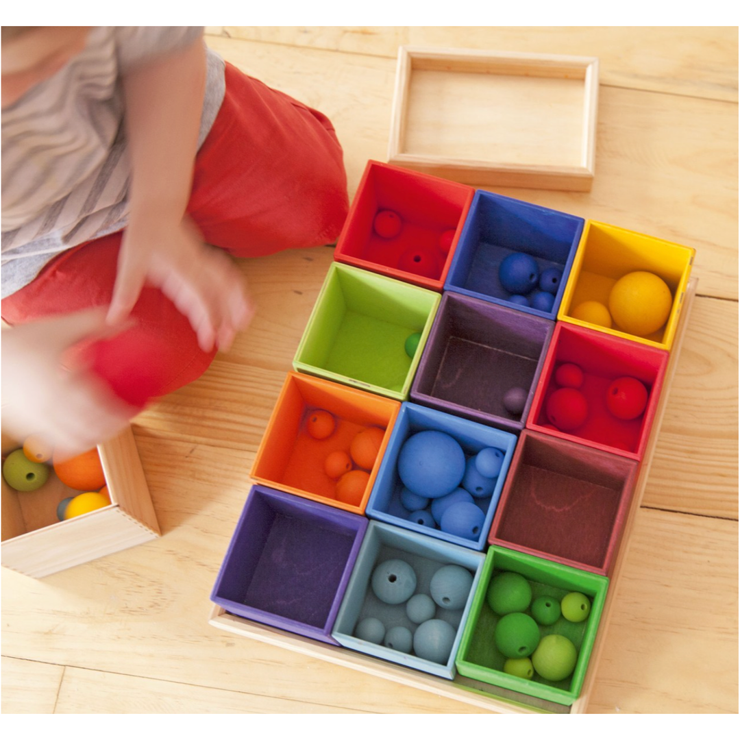 Grimm's 12-Piece Sorting Helper Wooden Toys Grimm's   