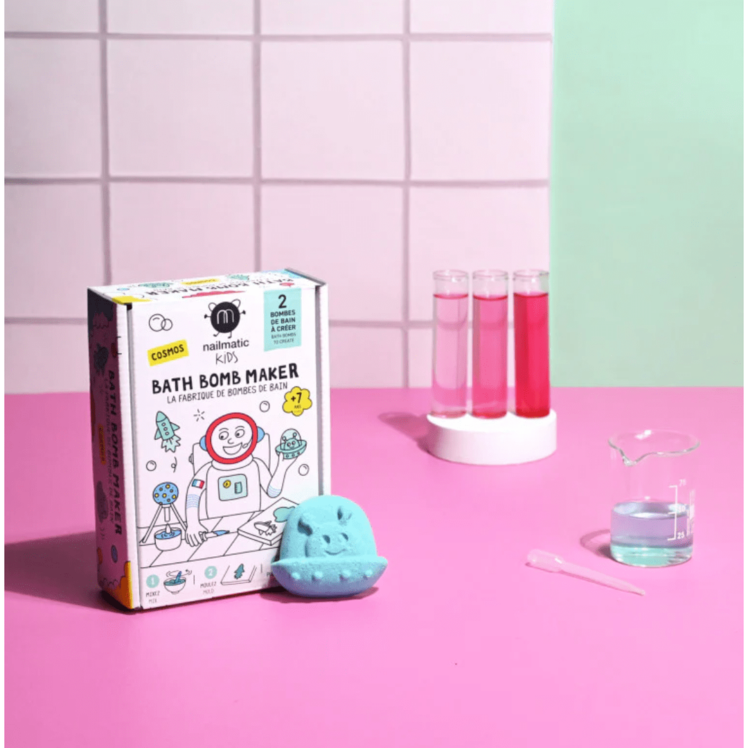 Nailmatic Kids DIY Bath Bomb Maker Kit- Small, Cosmos Natural Toiletries Nailmatic Kids   