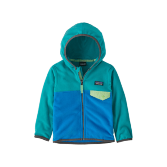 Patagonia Spring 2024- Baby Micro D Snap-T Jackets Patagonia Vessel Blue 0-6M 