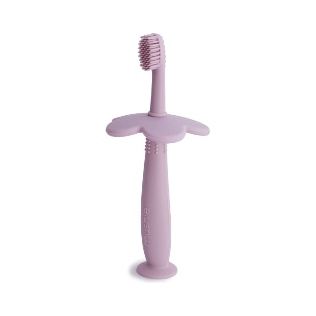 Mushie Training Toothbrush Natural Toiletries Mushie Soft Lilac  