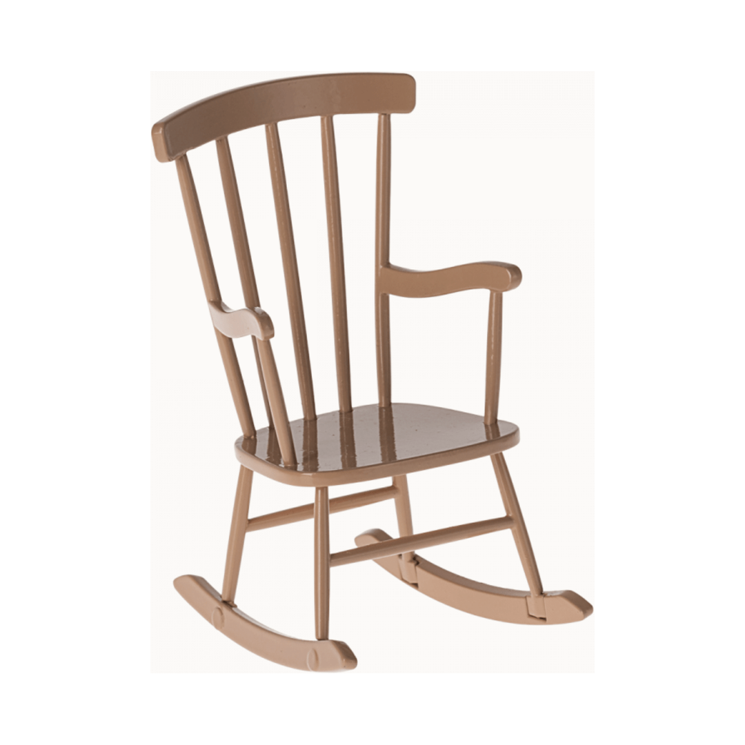 Maileg Rocking Chair. Mouse- Dark Powder24 Dollhouses and Access. Maileg   