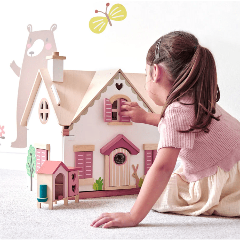 Tender Leaf Cottontail Cottage Dollhouses and Access. Tender Leaf Toys   