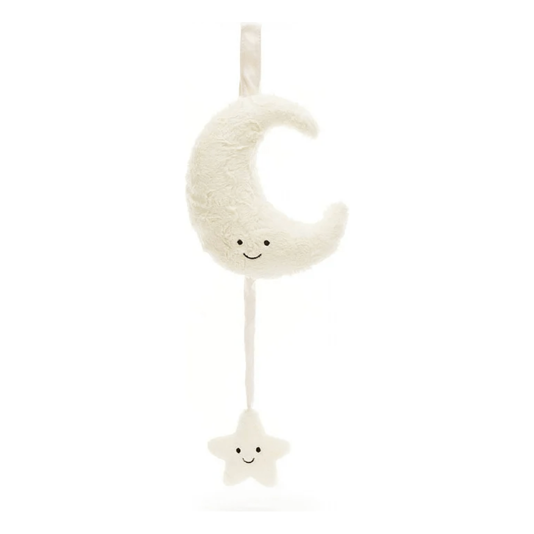 Jellycat Amuseables Moon Musical Pull Baby Jellycat Jellycat   