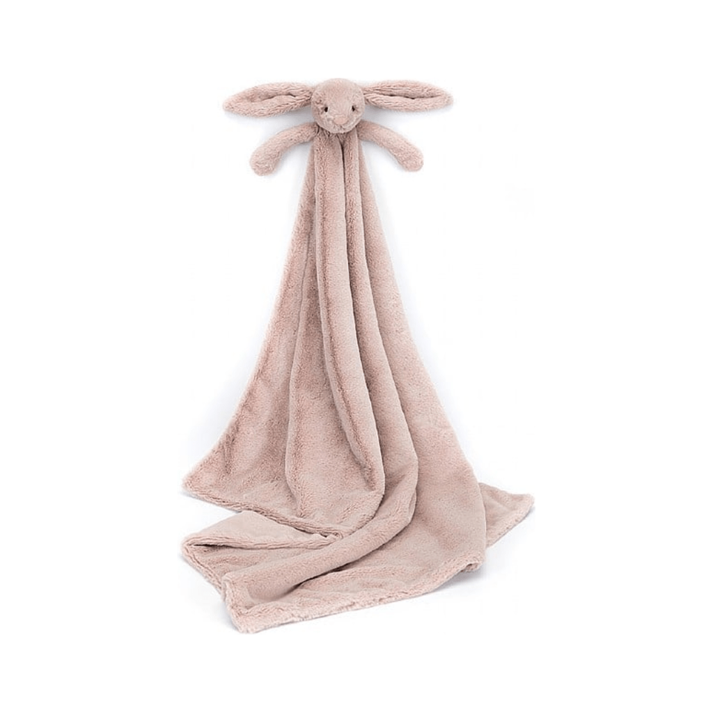 Jellycat Bashful Luxe Bunny Rosa Blankie – Soft Newborn Gift – The