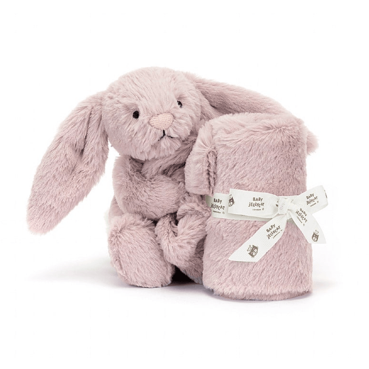 Jellycat Bashful Luxe Bunny Rosa Soother Gift Box Baby Jellycat Jellycat   