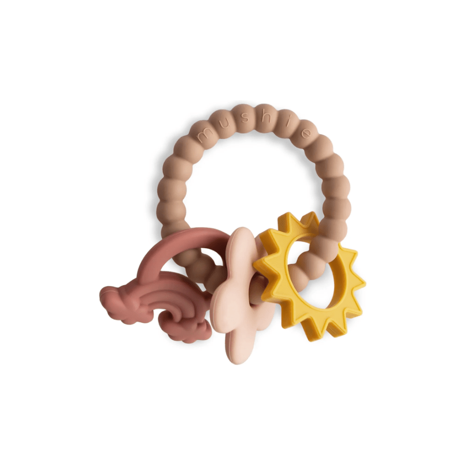 Mushie Teething Ring- Nature Pacifiers and Teething Mushie   