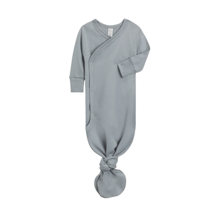 Colored Organics Indy Kimono Gown- Mist Gown Colored Organics   