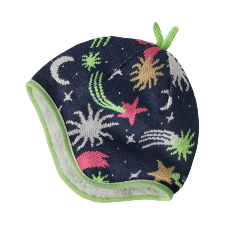 Fall 2024 Patagonia Baby Reversible Beanie Baby & Toddler Hats Patagonia Cosmic Sea: New Navy 3 Months 