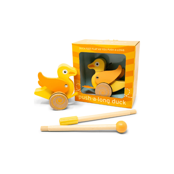 Jack Rabbit Creations Duck Push Toy The Natural Baby Company