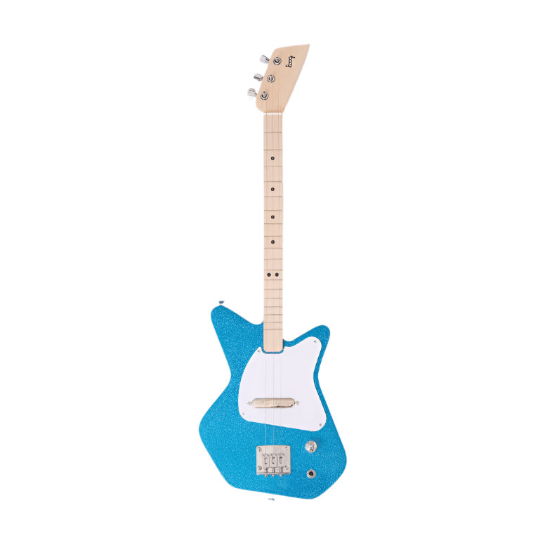 Loog Pro Electric Guitar- Sparkle  Blue Musical Loog Guitars   