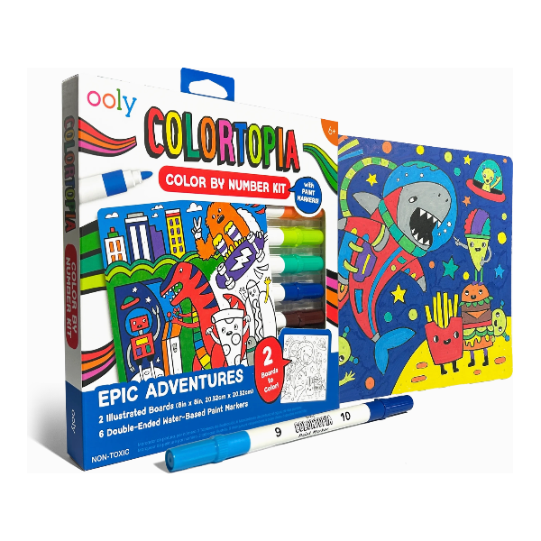 Ooly Colortopia Paint Marker Kit – Epic Adventure Edition – The