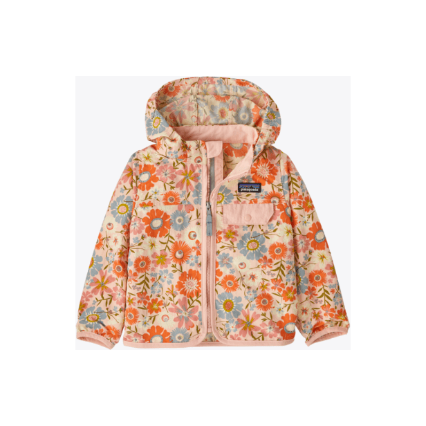Spring 2025 Patagonia Baby Baggies Jacket Baby Jacket Patagonia Way Back- Sunlit Pink 12 Months
