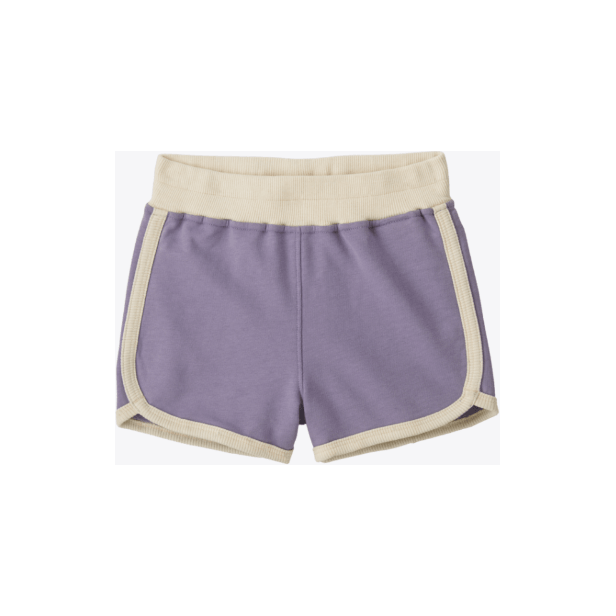 Spring 2025 Patagonia Baby Sweatshorts Shorts Patagonia Concrete Purple 6-12M