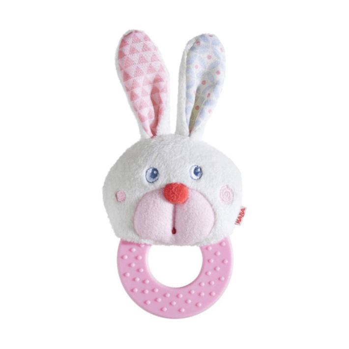 Haba Chomp Champ Bunny Teether Baby Toys Haba