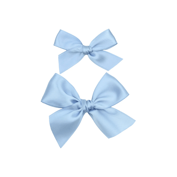 Lou Lou & Company Satin Bow- Large Headband Lou Lou & Company French Blue