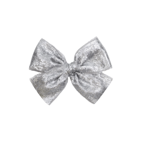 Lou Lou & Company Chiffon Bow- Alligator Clip Hair clip Lou Lou & Company Chrome Shimmer