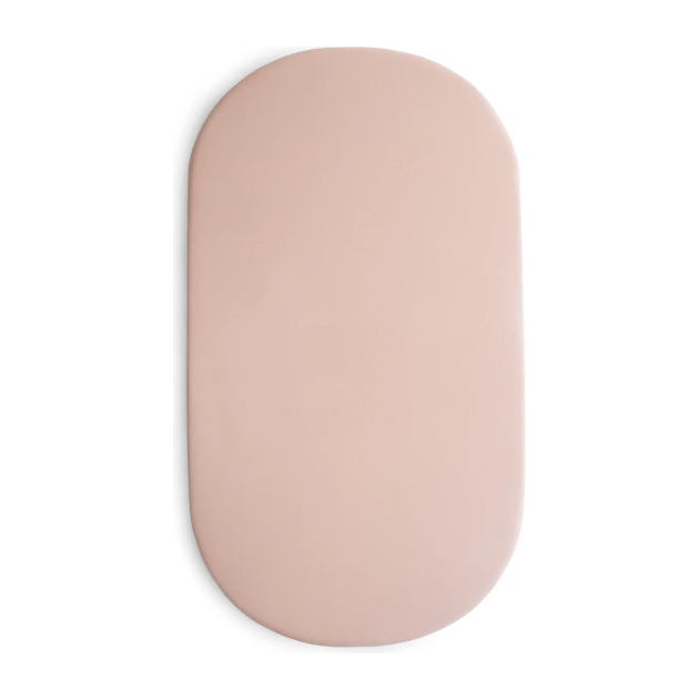 Mushie Stretchy Bassinet Sheet Baby Bedding Mushie Blush