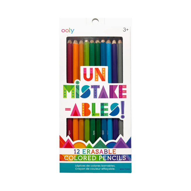 Ooly Un-Mistake-Ables! Eraseable Colored Pencils Colored Pencils Ooly