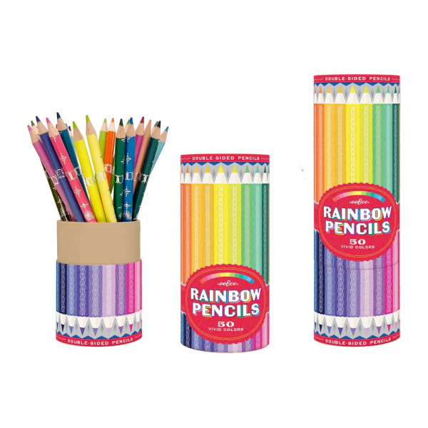 eeBoo Rainbow Double-Sided Colored Pencils- 25 Pieces Colored Pencils eeBoo