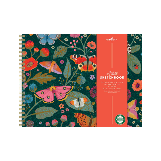 eeBoo Victoria's Hardcover Artist Sketchbook Sketchbook eeBoo