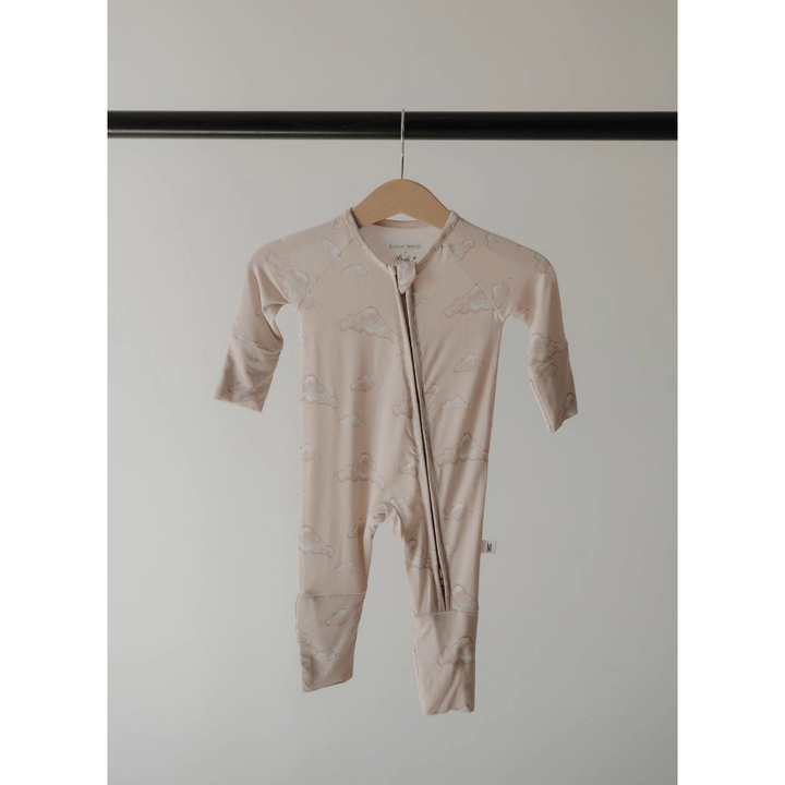 Forever French Baby Bamboo Zip Pajamas- Ruby Romper Forever French Baby Newborn