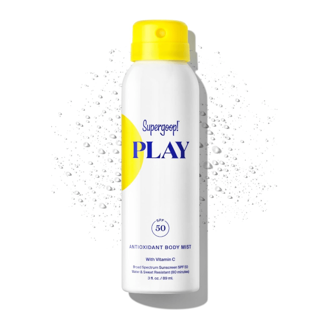 Supergoop! PLAY Antioxidant Body Mist SPF 50 with Vitamin C Sunscreen Supergoop