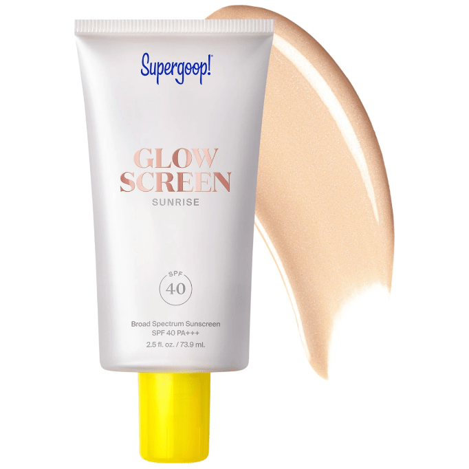 Supergoop! Glowscreen Jumbo SPF 40- Sunrise, 2.5oz Sunscreen Supergoop