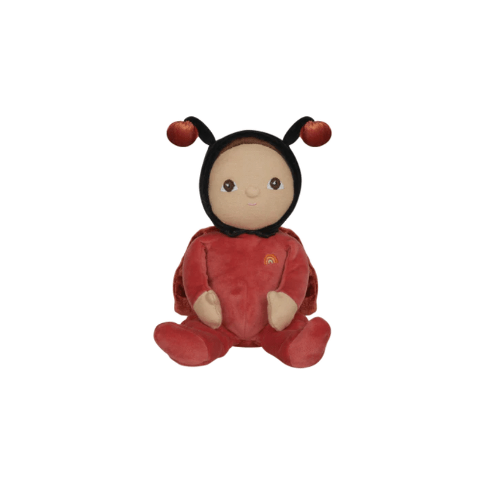 Olli Ella Dinky Dinkums Backyard Buddies- Lola Ladybug, Red Dolls Olliella