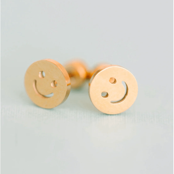 Pierced Co Classic Smiley Face Earrings Earrings Pierced Co