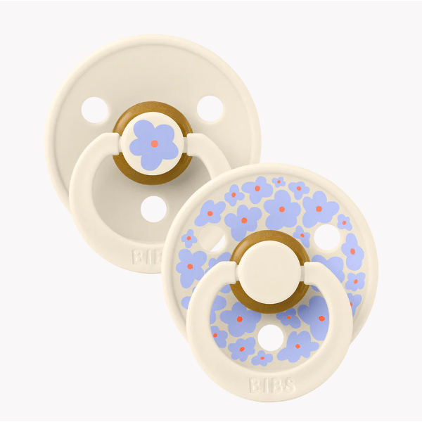 BIBS USA STUDIO Colour 2 Pack Jasmine - Ivory Mix Pacifiers and Teething BIBS USA