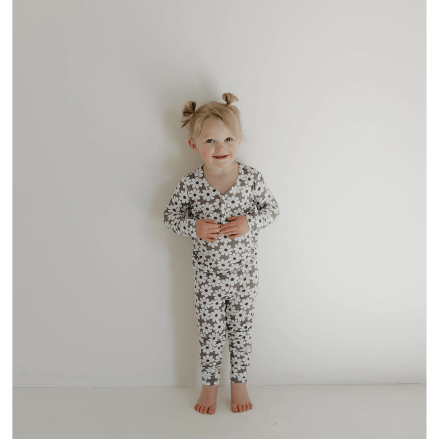 Forever French Bamboo Two Piece Pajama Set- Darlin' Toddler Clothing Forever French Baby