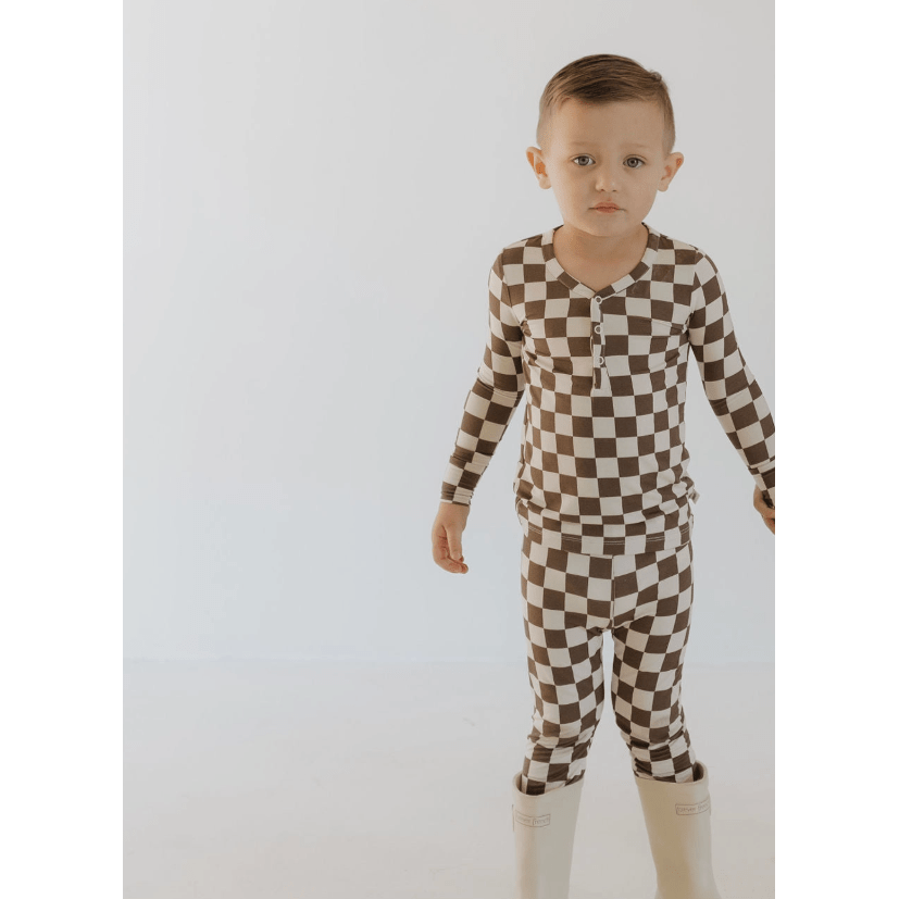 Forever French Bamboo Two Piece Pajama Set- Dutton Toddler Clothing Forever French Baby