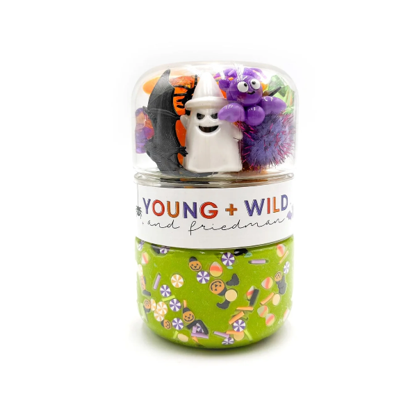 Young + Wild and Friedman - Grab & Go Dough Jar - Halloween Clay/Dough Young + Wild and Friedman