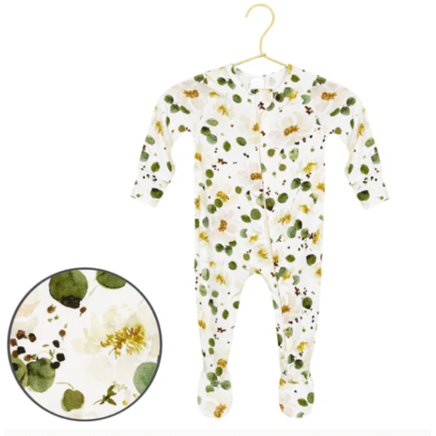 Lou Lou & Company Zippered Footie- Thea Footie Lou Lou & Company Preemie