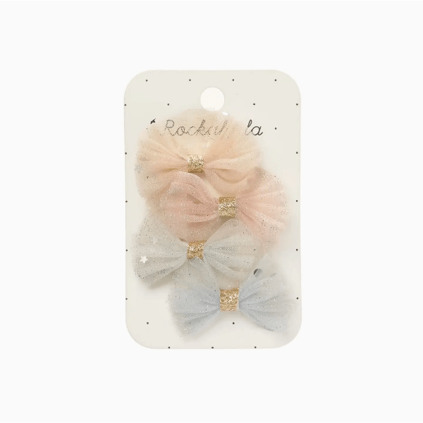 Rockahula Sparkle Tulle Mini Bow Clips Hair clip Rockahula