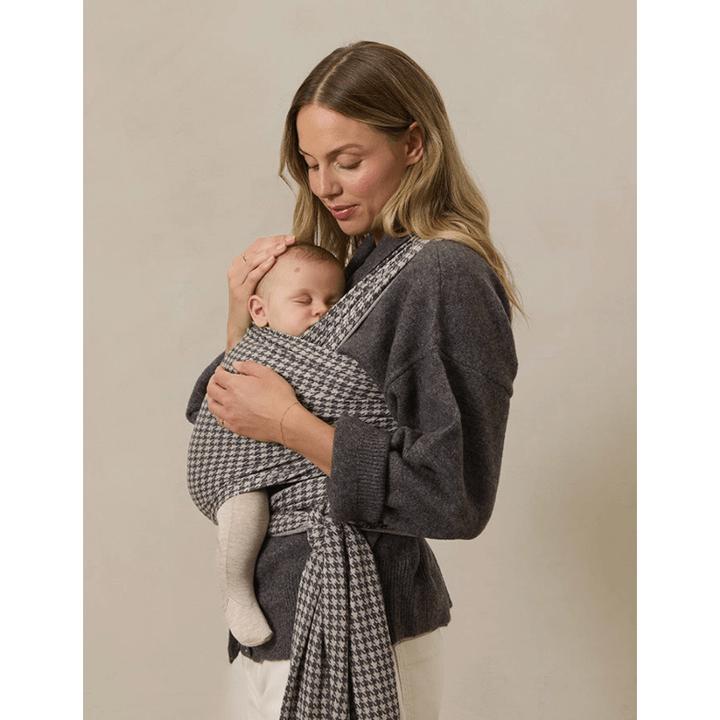 Solly Baby Wrap- Stormy Houndstooth Baby Carriers Solly Baby
